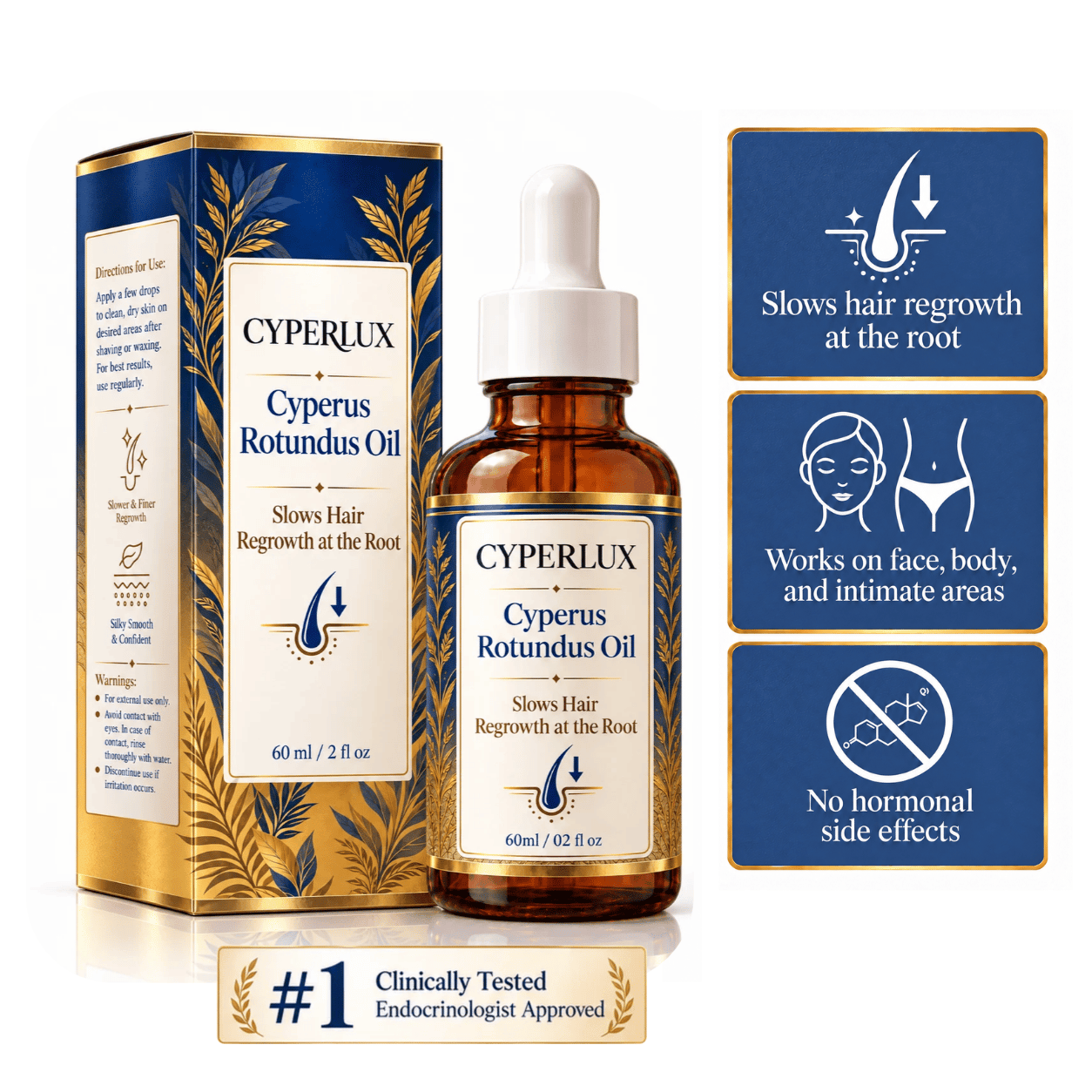 Cyperlux 2.0 — Cyperus rotundus oil