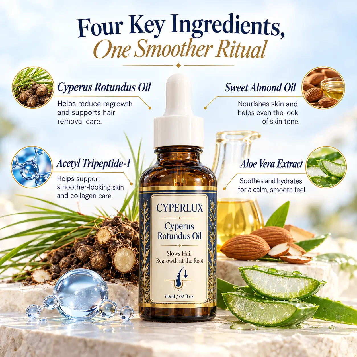 Cyperlux 2.0 — Cyperus rotundus oil